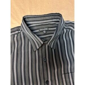 GEORGE‎ MENS STRIPiBUTTON-UP SHIRT XL